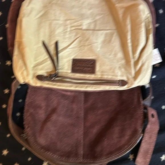 Vintage Lucky Brand Suede Foldover Stash Bag - Picture 6 of 10